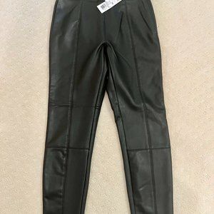 Topshop Faux Leather Skinny Pants